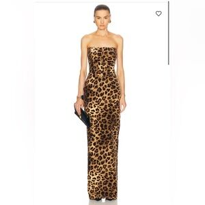 THE NEW ARRIVALS BY ILKYAZ OZEL Ambra Dress cheetah print